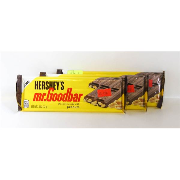 3 NEW HERSHEY'S MR. GOODBAR CHOCOLATE CANDY WITH