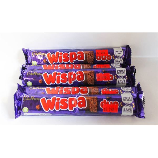 5 NEW CADBURY WISPA DUO CHOCOLATE BARS