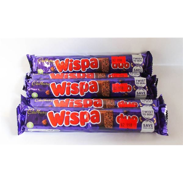 5 NEW CADBURY WISPA DUO CHOCOLATE BARS