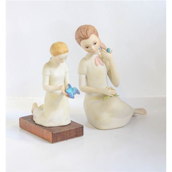 CYBIS "SPRINGTIME" AND "FIRST FLIGHT" PORCELAIN