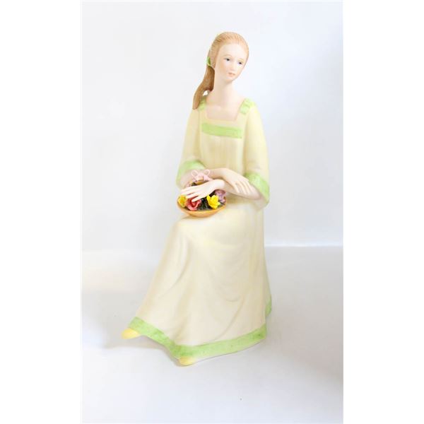 GOEBEL ISPANKY "PRUDENCE WITH ROSES" PORCELAIN