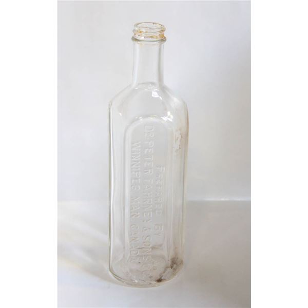 ANTIQUE MEDICINE BOTTLE- MARKED WINNIPEG, MB