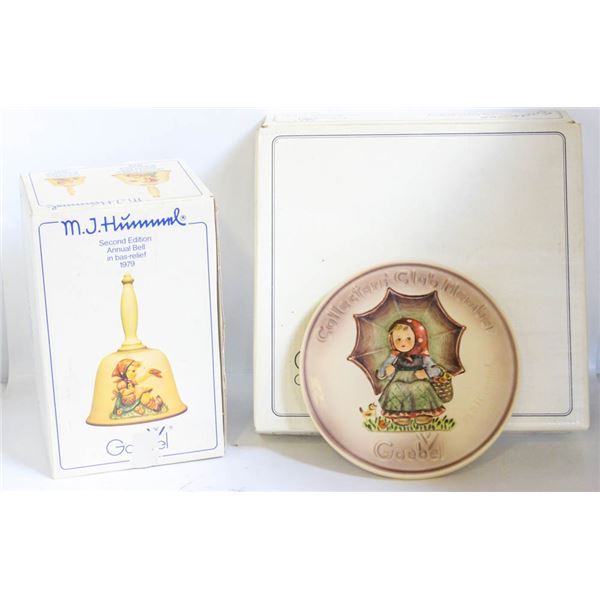 VINTAGE GOEBEL COLLECTORS ITEMS LOT OF 2 PCS