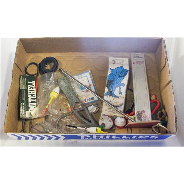 FISHING SUPPLIES MOUTH SPREADER, GAFF HOOK,