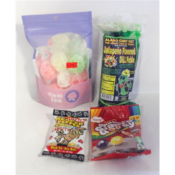 BAG OF VARIOUS TREATS & SWEETS