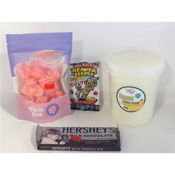 BAG OF VARIOUS TREATS & SWEETS