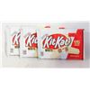 (3) SEALED KING SIZE KITKAT WHITE