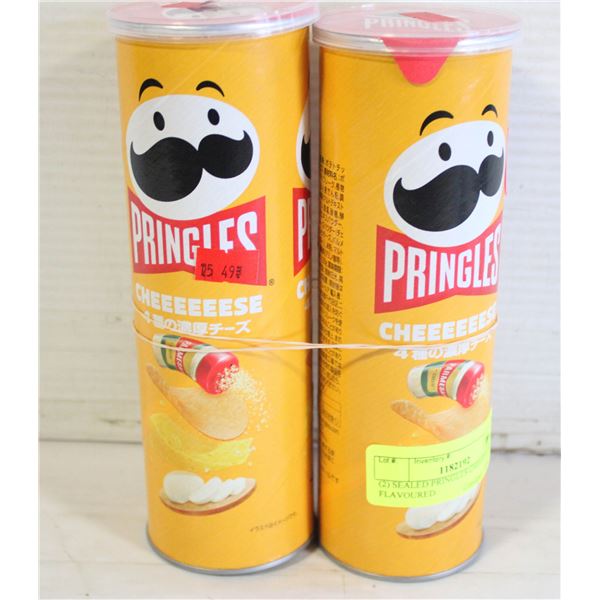 (2) SEALED PRINGLES CHEEEEEESE FLAVOURED