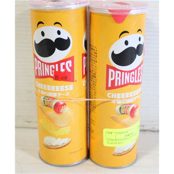 (2) SEALED PRINGLES CHEEEEEESE FLAVOURED