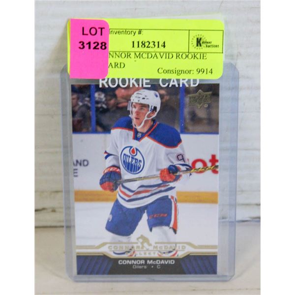 2015 CONNOR MCDAVID ROOKIE YEAR CARD
