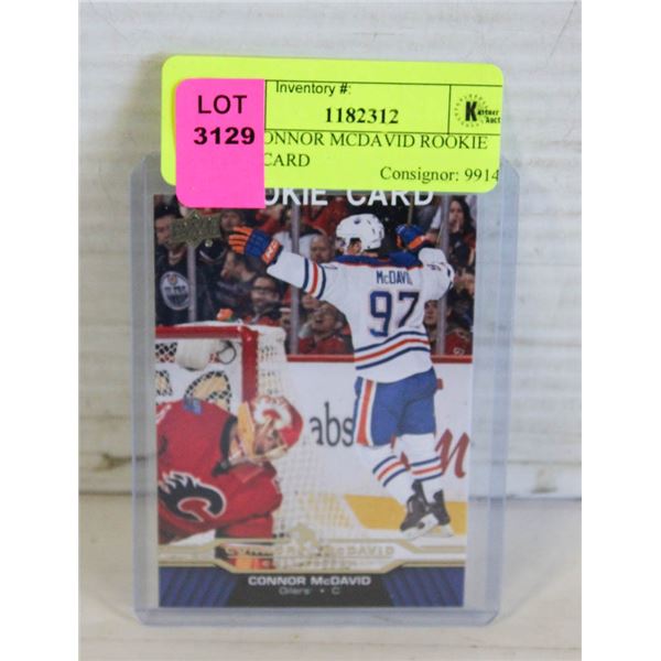 2015 CONNOR MCDAVID ROOKIE YEAR CARD