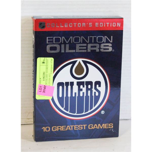 EDMONTON OILERS 10 GREATEST GAMES 10 DVDS SET