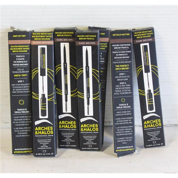 SET OF 6 ARCHES & HALOS BROW PENCILS