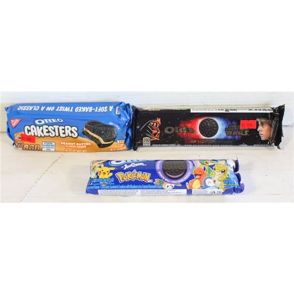 (3) SEALED PACKS LIMITED EDITION OREO