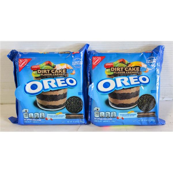 (2) NEW PACKS OREO DIRT CAKE CR?ME