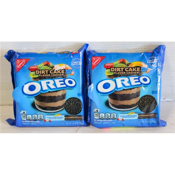 (2) NEW PACKS OREO DIRT CAKE CR?ME