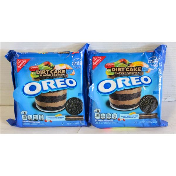 (2) NEW PACKS OREO DIRT CAKE CR?ME