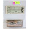 Image 1 : LOT OF 2 EARLY 1900'S VARIOUS OLD MEXICO NOTES
