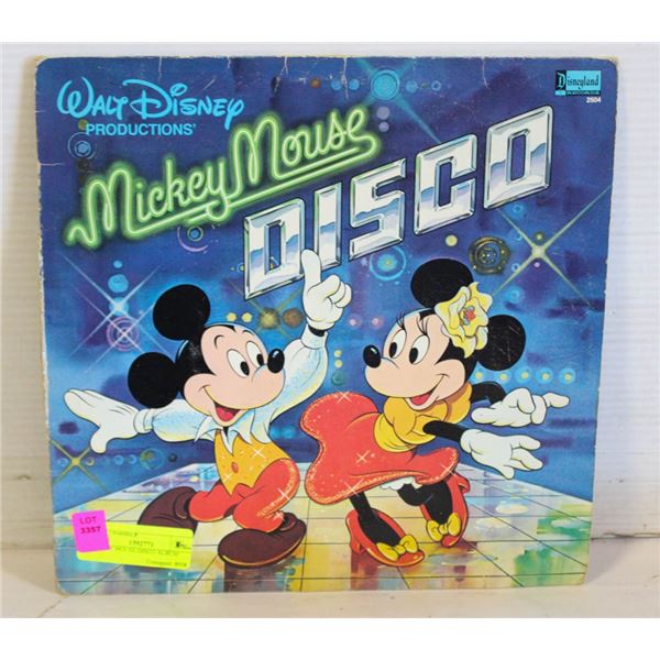 MICKEY MOUSE DISCO ALBUM