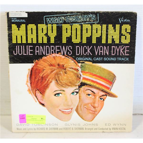 MARY POPPINS RECROD ALBUM