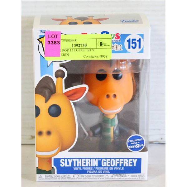 FUNKO POP 151 GEOFFREY SLYTHERIN