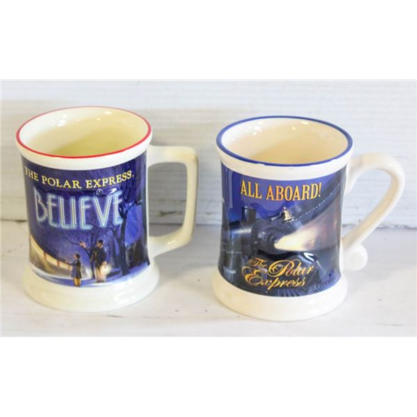 POLAR EXPRESS 3-D MUGS