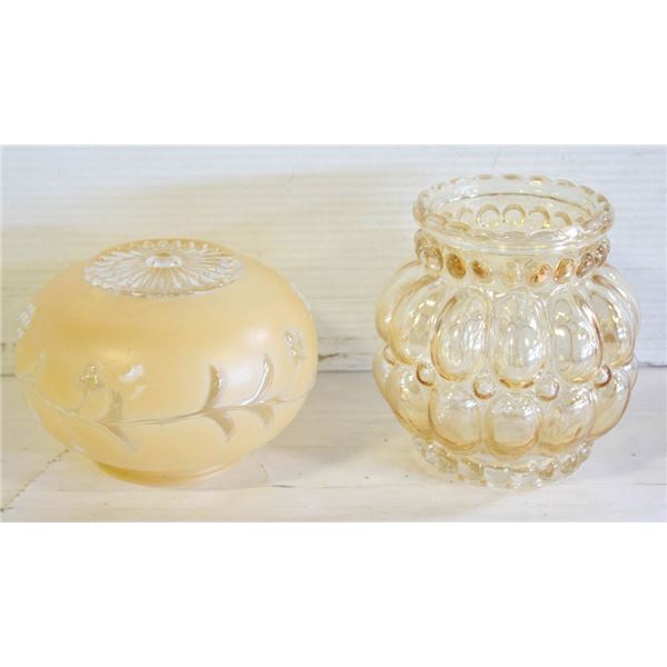 VINTAGE GLASS LIGHT SHADES