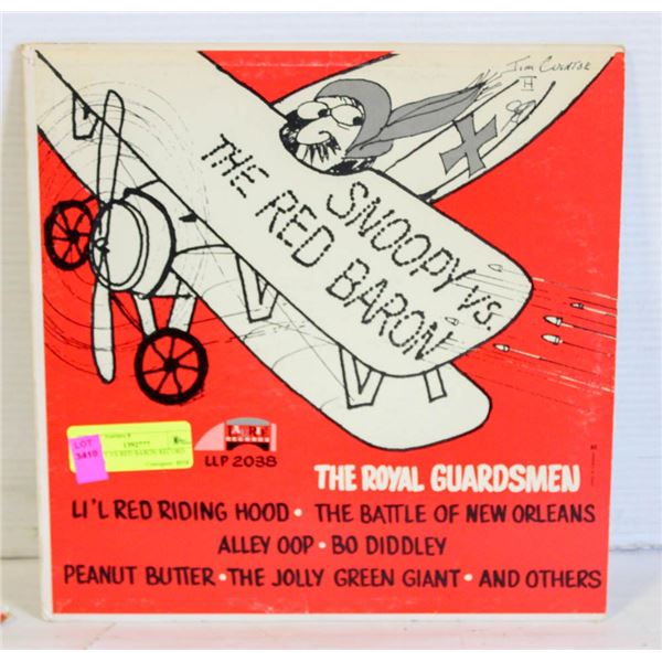 SNOOPY VS RED BARON RECORD ALBUM