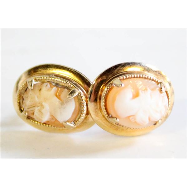 VINTAGE AMCO 1/20 1GOLD FILLED CAMEO (1 NEEDS FIX)