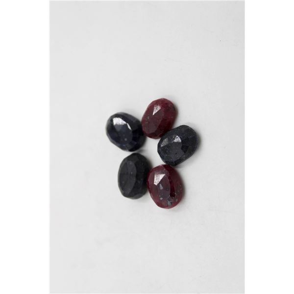 #35-BLUE SAPPHIRE & RUBY  GEMSTONES 102.35 CT