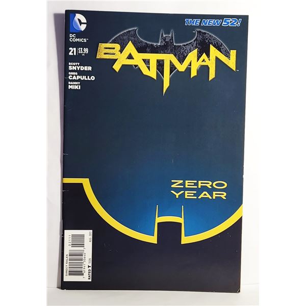 6)  D C COMICS, AUGUST 2013, #21, BATMAN, "THE