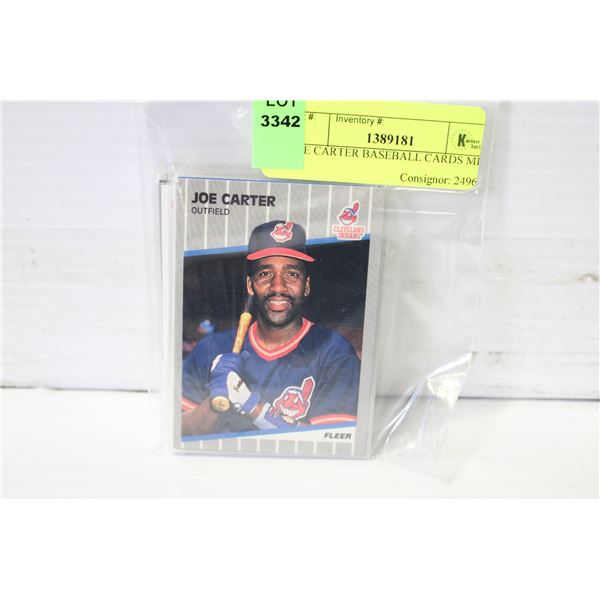 JOE CARTER BASEBALL CARDS MLB