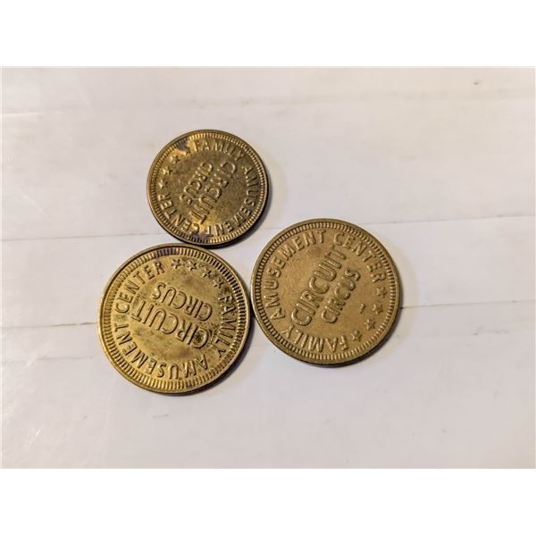 CIRCUIT CIRCUS GAMING CASINO COINS