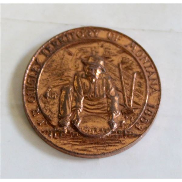 1967 OLD MONTANA GOLD MINER TOKEN