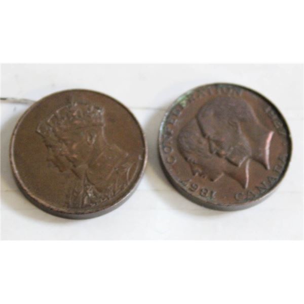 TWO 1927 CONFEDERATION & 1939 ROYAL VISIT
