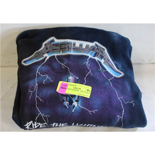 METALLICA HOODIE - SIZE LARGE