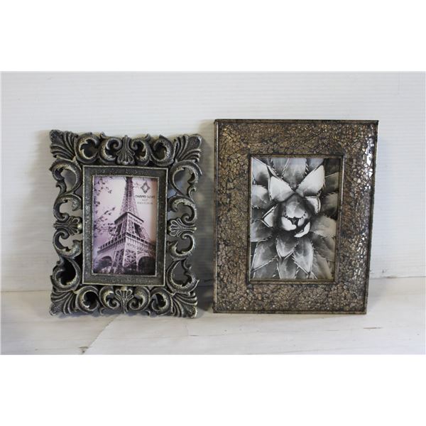 2 METAL QUALITY PICTURE FRAMES