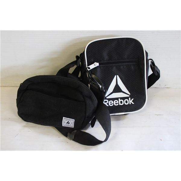 REEBOK SLING POUCH + HERCHEL WAIST POUCH