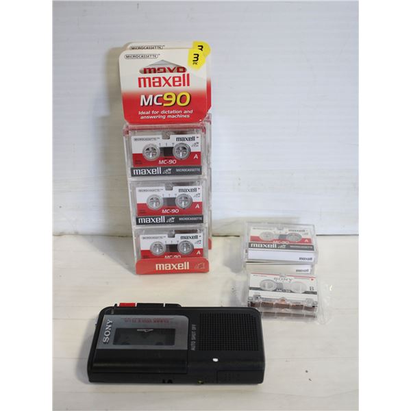 SONY CLEAR VOICE PLUS MICRO TAPE