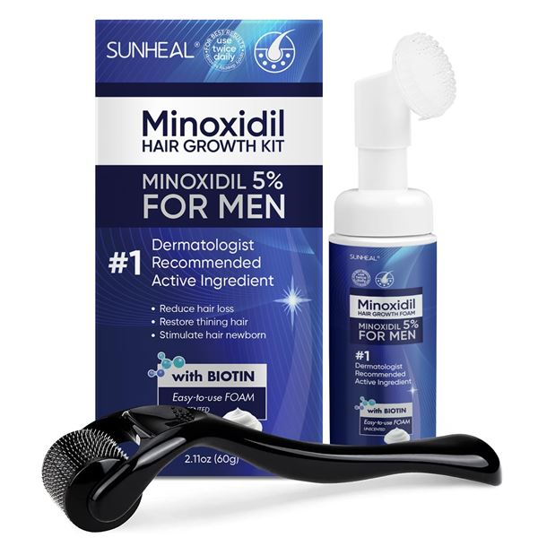 SUNHEAL 60G 5% MINOXIDIL HAIR GROWTH KIT