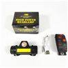 Image 1 : RECHARGEABLE XPE+COB LED HEADLIGHT W/MAGNET SIDE