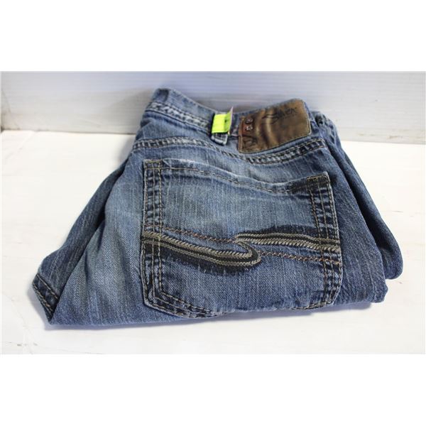 MENS SILVER JEANS 34/32