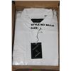 Image 1 : NEW MEN'S SHIRTS CASE OF 9 WHITE SIZE L