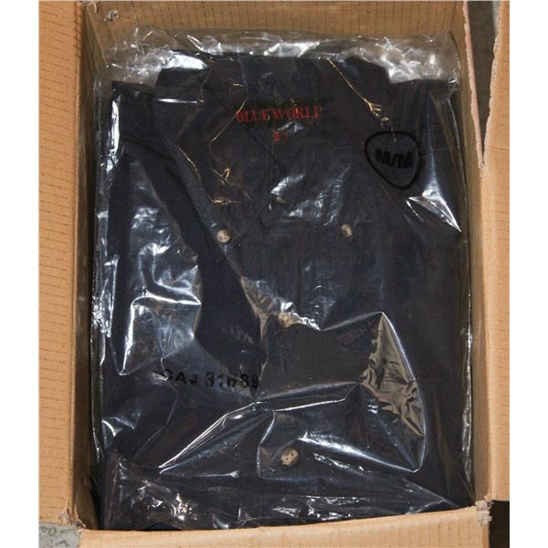 NEW MEN'S SHIRTS CASE OF 9 NAVY SIZE M