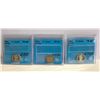 Image 1 : 3 CCCS CERTIFIED $0.10 SILVER COINS: