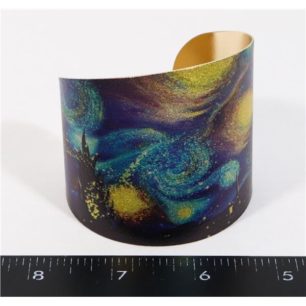NEW STARRY NIGHT THEME CUFF BRACELET