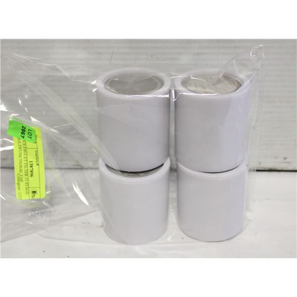 4 PCS FAUCET FILTER 15 STAGE MULTIFUNCTIONAL TAP