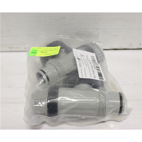 2 PACK POOL PLUNGER VALVES COMPATIBLE WITH