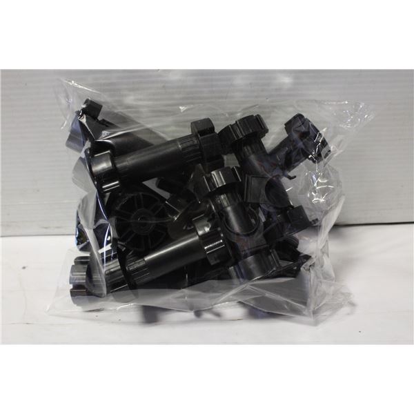 12 PCS ADJUSTABLE CABINET LEG PLASTIC HEIGHT