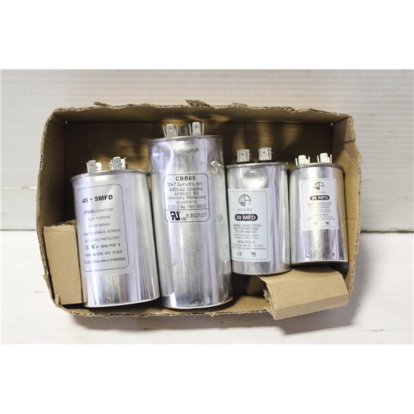 SET OF 4 MULTI PURPOSE RUN CAPACITOR NEW